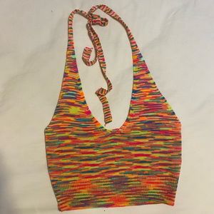 SHEIN mutilcolor crop top size small